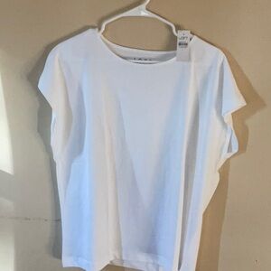 LOFT Classic White Short Sleeve Tee
